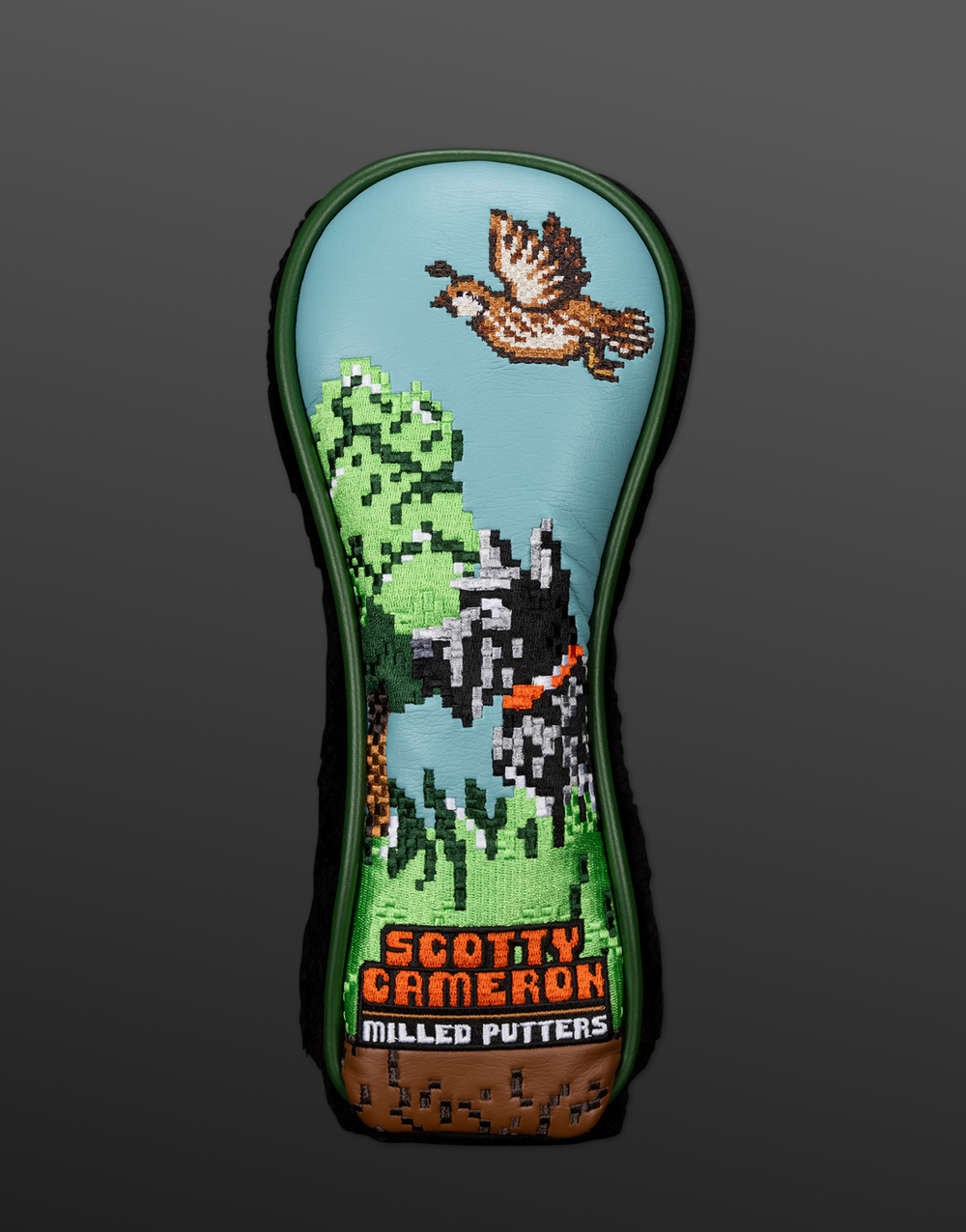 Bagging Birdies Headcover - Utility - Green Piping