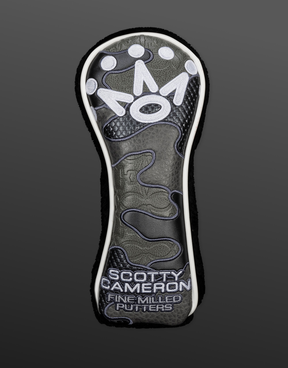 Camo Crown Collage Headcover - Utility - White Piping