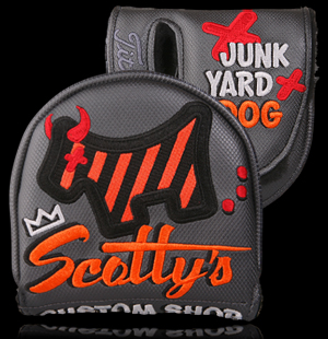 2012 - Scotty's Custom Shop - Junk Yard Dog - Lg Mallet - Orange Striped
