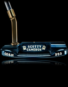 009M (Masterful) Carbon Chromatic Blue Welded Bronze Neck Jesters Tour Putter