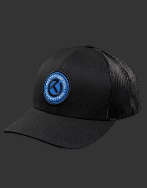 Hat - Circle T - Mesh Snapback - Black/Navy