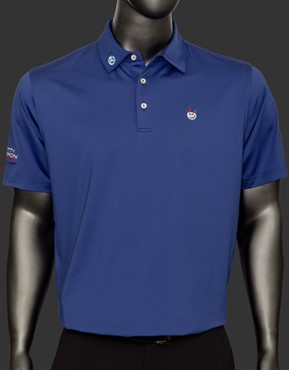 Polo Shirt - Hot Head Harry - Solid Performance Jersey - Sport Navy