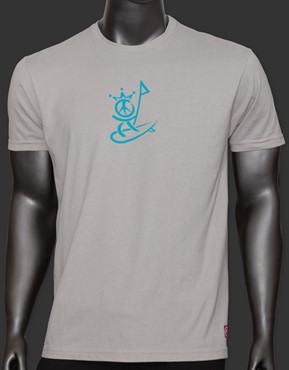 T-shirt - Malibu Surfer - Light Gray