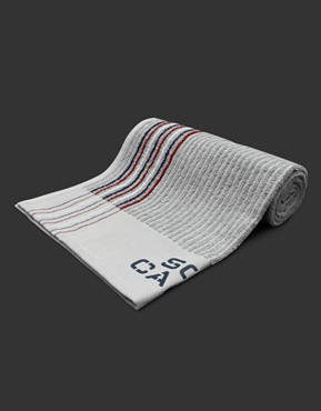 Vintage Caddie Towel - USA Stripe - Gray