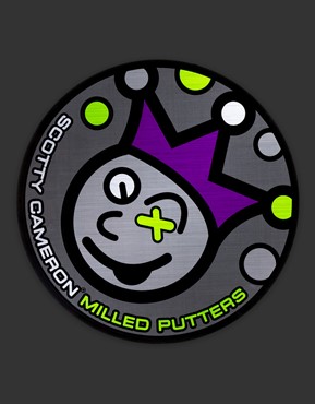 Sticker - Jackpot Johnny - 3.125" Round - Gray/Purple/Lime