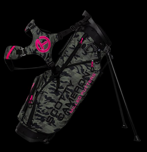 STAND BAG - JUNIOR CAMO - PINK CIRCLE T