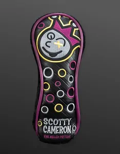 Jackpot Johnny Dots Utility Headcover - Purple Piping