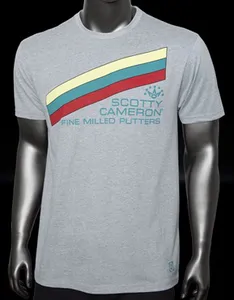 T-shirt - Multi-Stripes - Dark Heather Gray