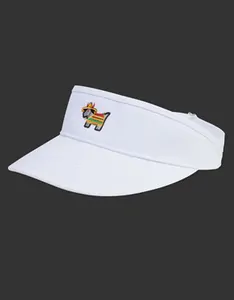 Visor - Serape Scotty Bulldog - White