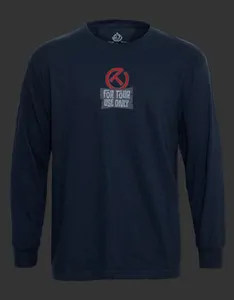 T-shirt - Hawaiian Open - Long Sleeve - Navy