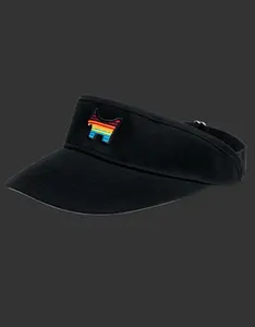 Visor - Serape Scotty Dog - Black