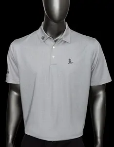 Polo Shirt - Peace Surfer - Villa Performance Fabric - British Grey
