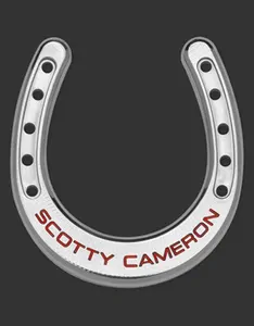 Cameron Coin - Horseshoe - Get Lucky - Translucent Red