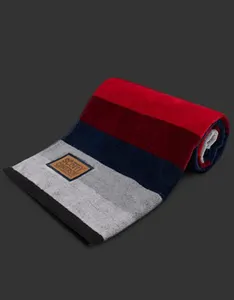 Towel - Tenton Stripe - Blue/Red